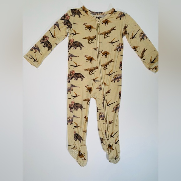 Posh Peanut Other - Posh Peanut Dino Zip Pajamas Size 18-24M
